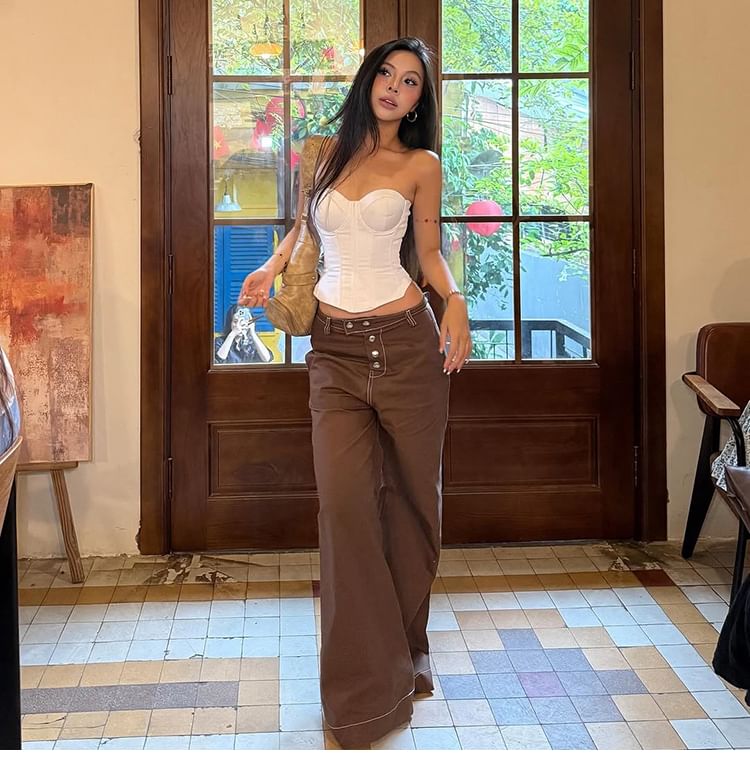 Corset Style Tube Top