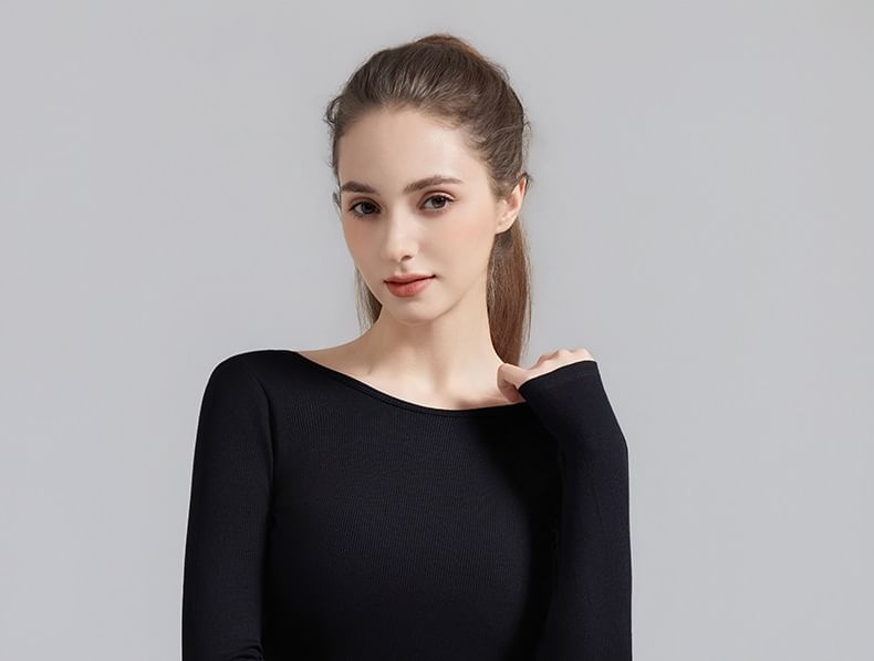 Open Back Crop Sports Top