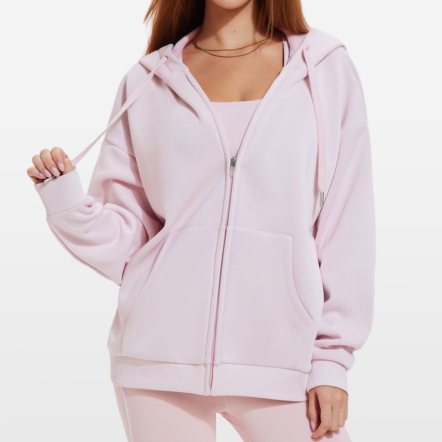 Zip-Up Sports Hoodie