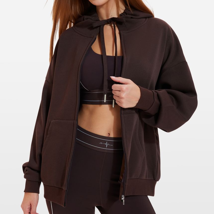 Zip-Up Sports Hoodie