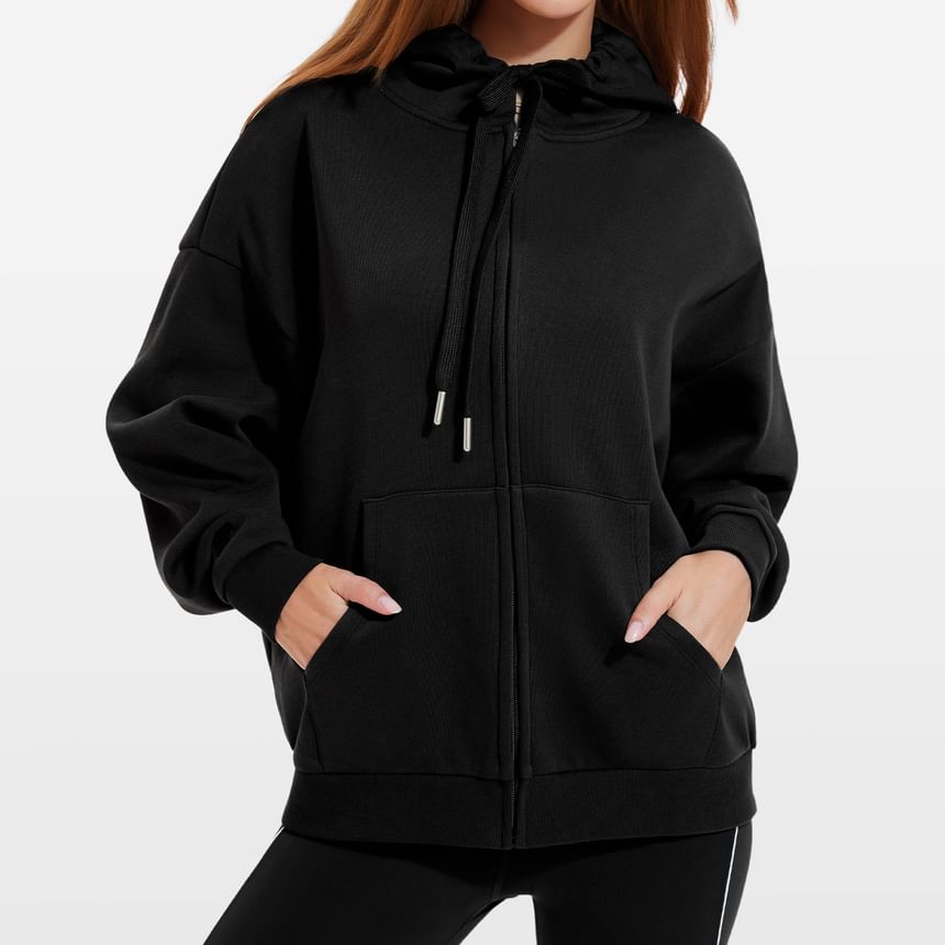 Zip-Up Sports Hoodie