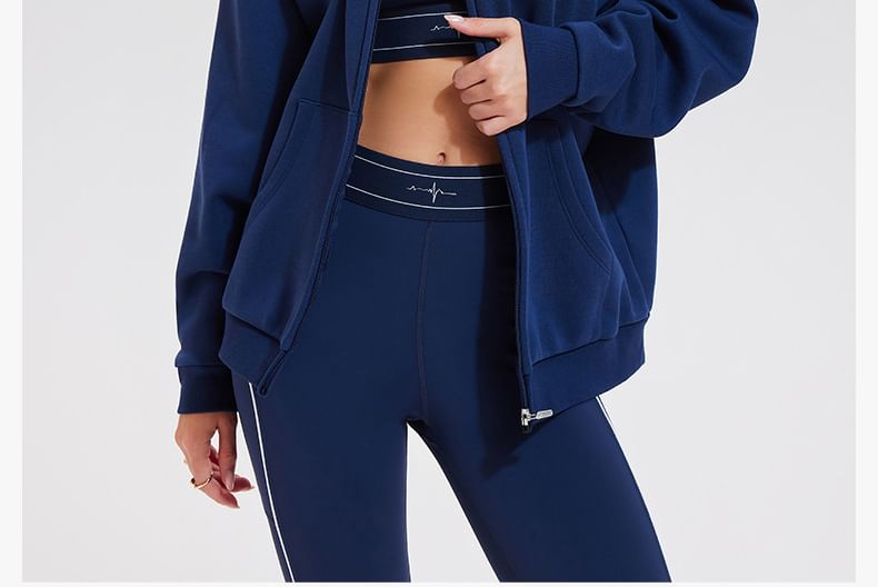 Zip-Up Sports Hoodie