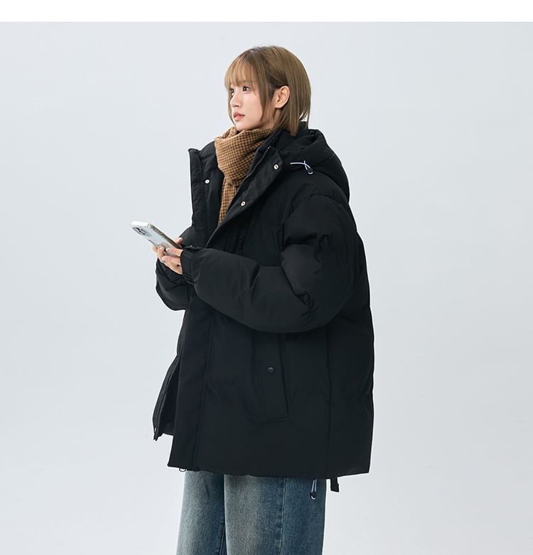 Padded Zip-Up Hoodie