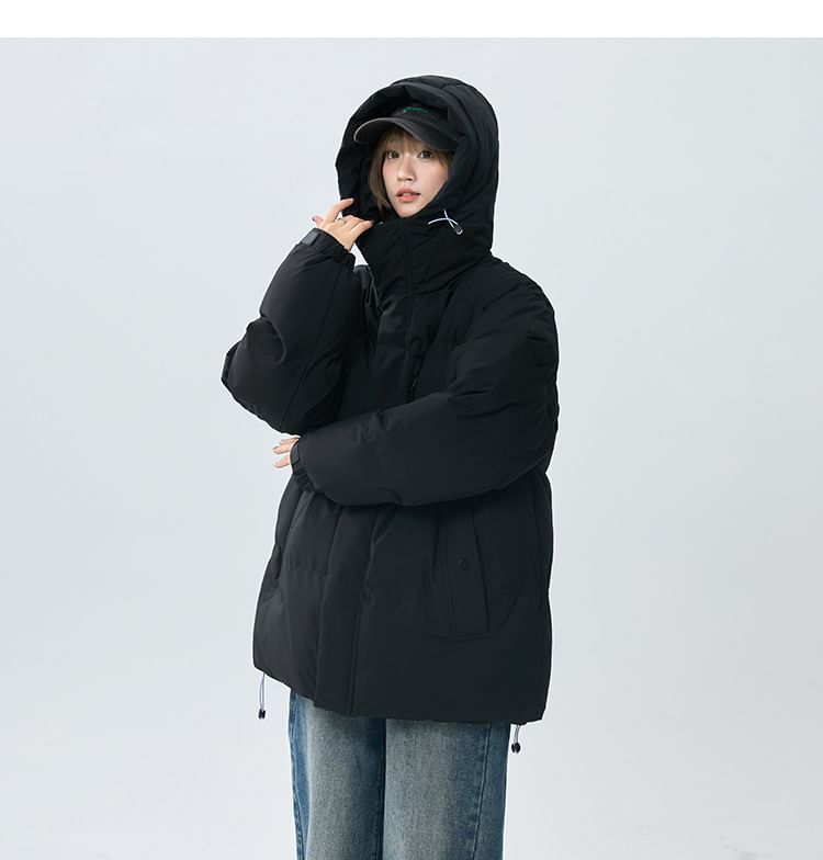 Padded Zip-Up Hoodie