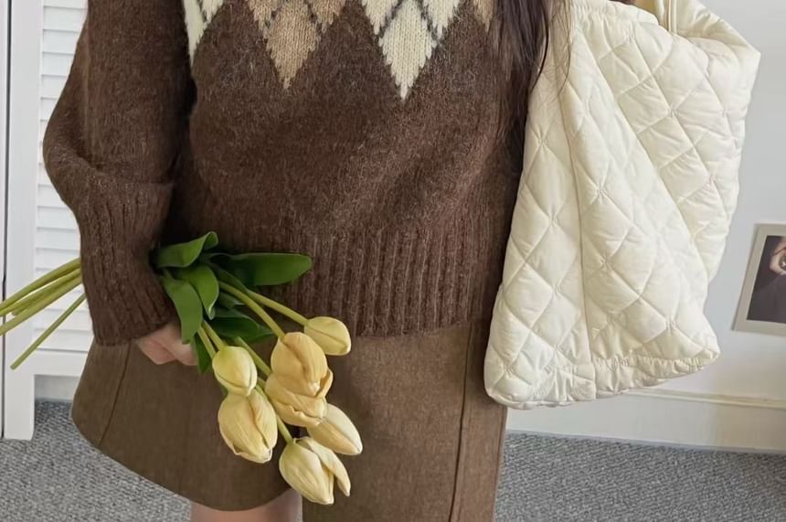 Argyle Polo Sweater