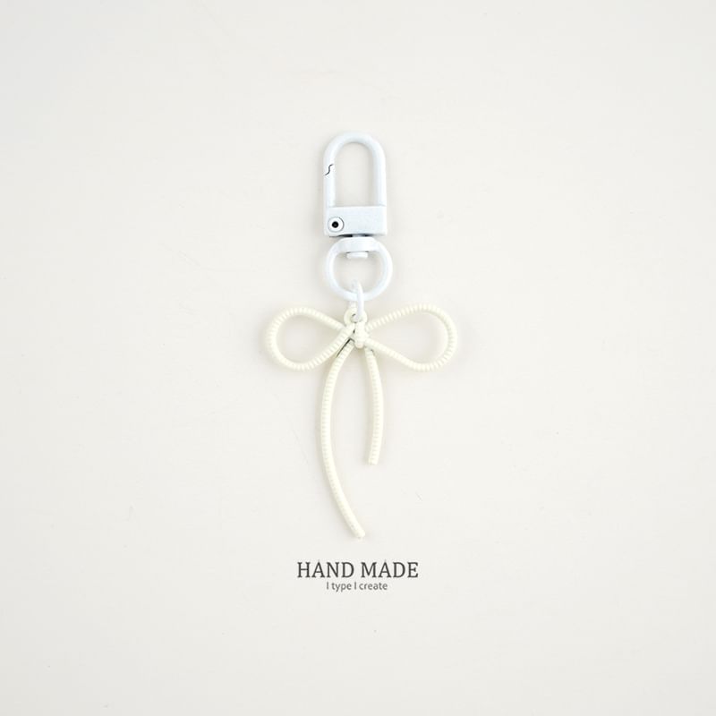 Bow Bag Charm Keyring