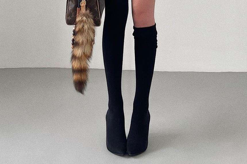 Solid Mini Pencil Skirt High Waist