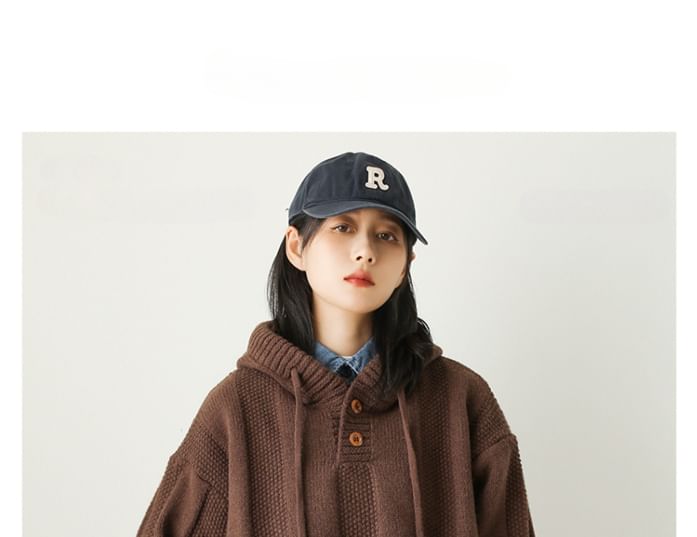 Drop Shoulder Hooded Solid Pullover