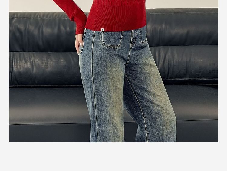 Cable-Knit Turtleneck Sweater