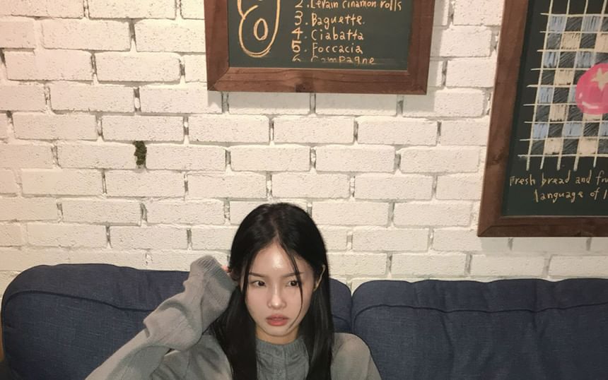 Hooded Henley Sweater Plain Style