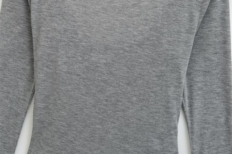 Cowl Neck Ruched Crop Tee Long Sleeve