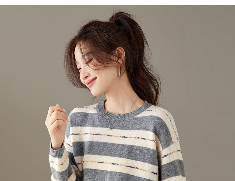 Striped Crewneck Knitwear
