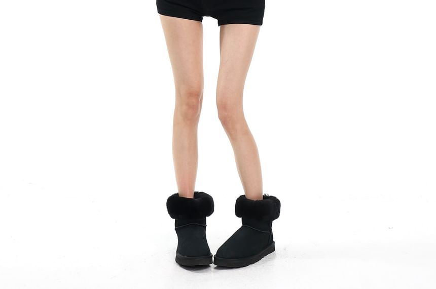 Half-Button Pom Pom Crop Knit