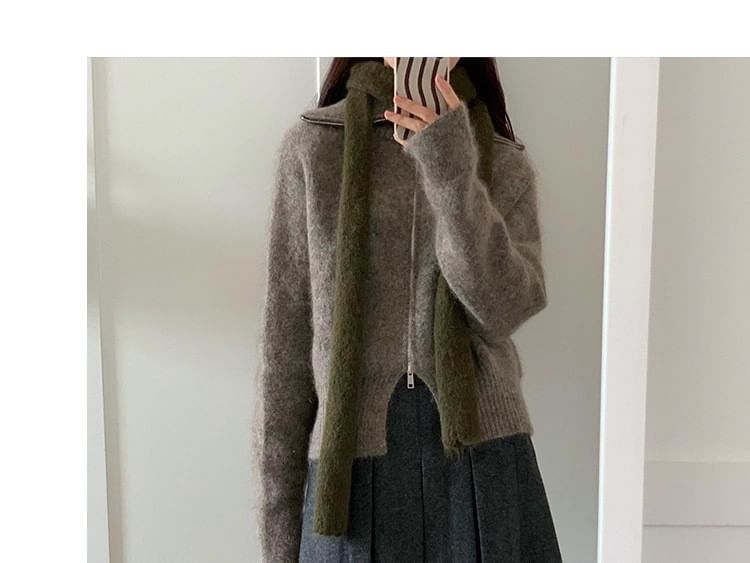 High Waist Plain Pleated A-Line Skirt