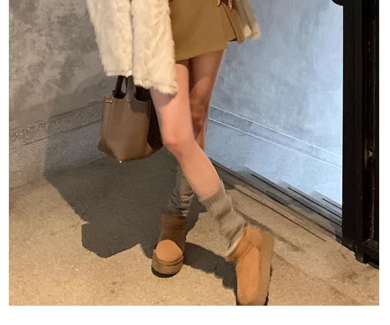 High Waist Plain Slit Mini A-Line Skirt