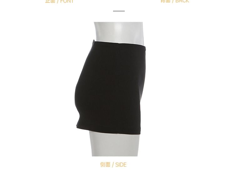 Studded Hook & Eye Faux Fur Tube Top, Mid Rise Mini Pencil Skirt & Belt
