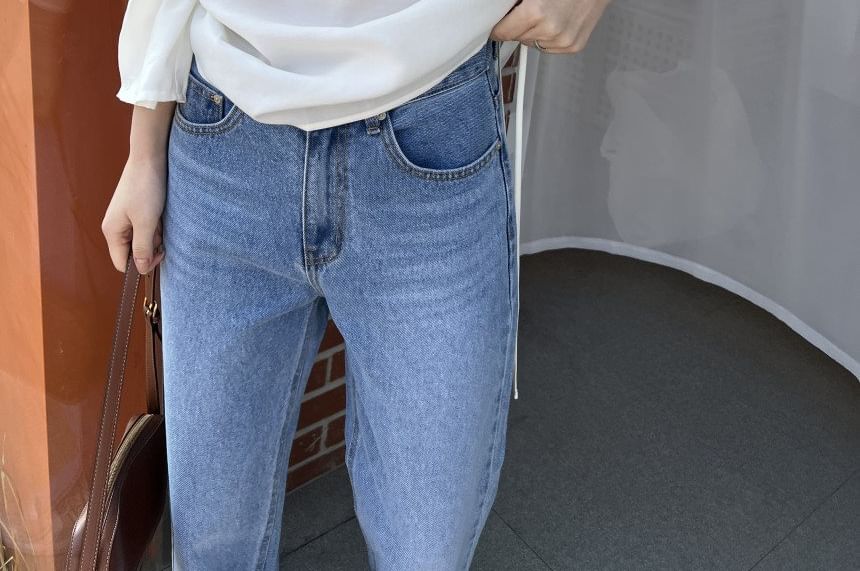 Cowl Neck Blouse with Drawstring and Long Sleeves