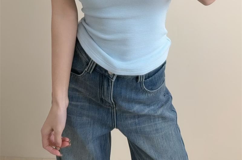 Square Neck Halter Camisole Top