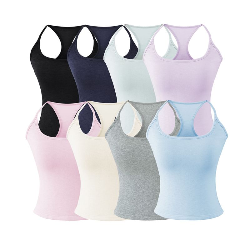 Square Neck Halter Camisole Top