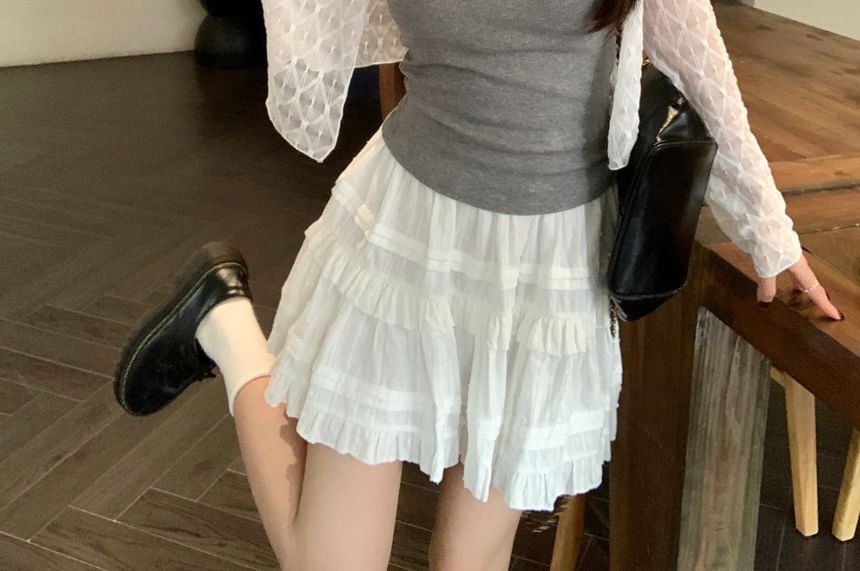 Lace-Trimmed V-Neck Camisole