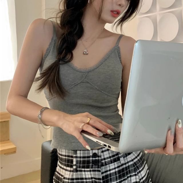 V-Neck Crop Cami