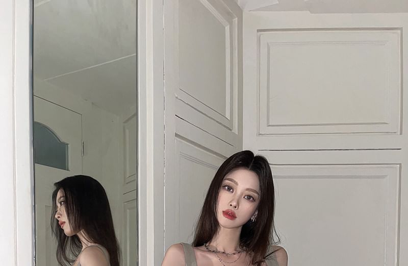 Sweetheart Neck Bustier Top & Mini Pencil Skirt Set