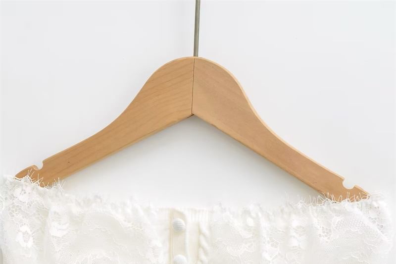 Lace Panel Cable Knit Crop Tube Top