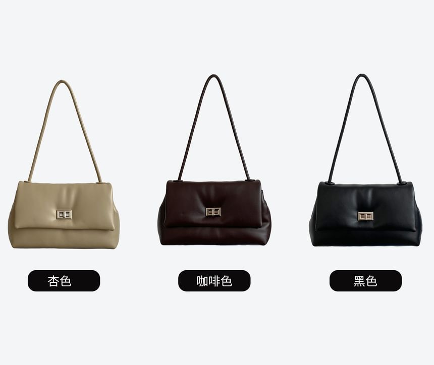 Buckle Flap Shoulder Bag