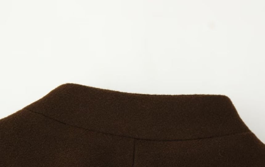 V-Neck Button-Up Blazer & Mini Pencil Skirt Set