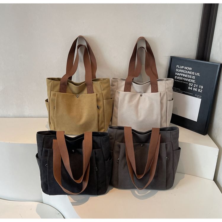 Canvas Plain Tote Bag