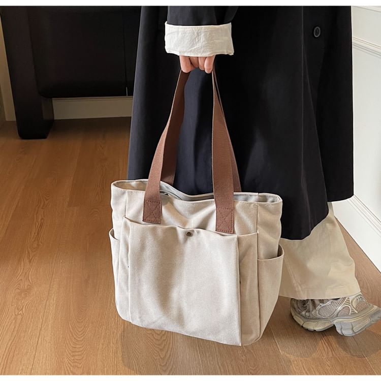Canvas Plain Tote Bag