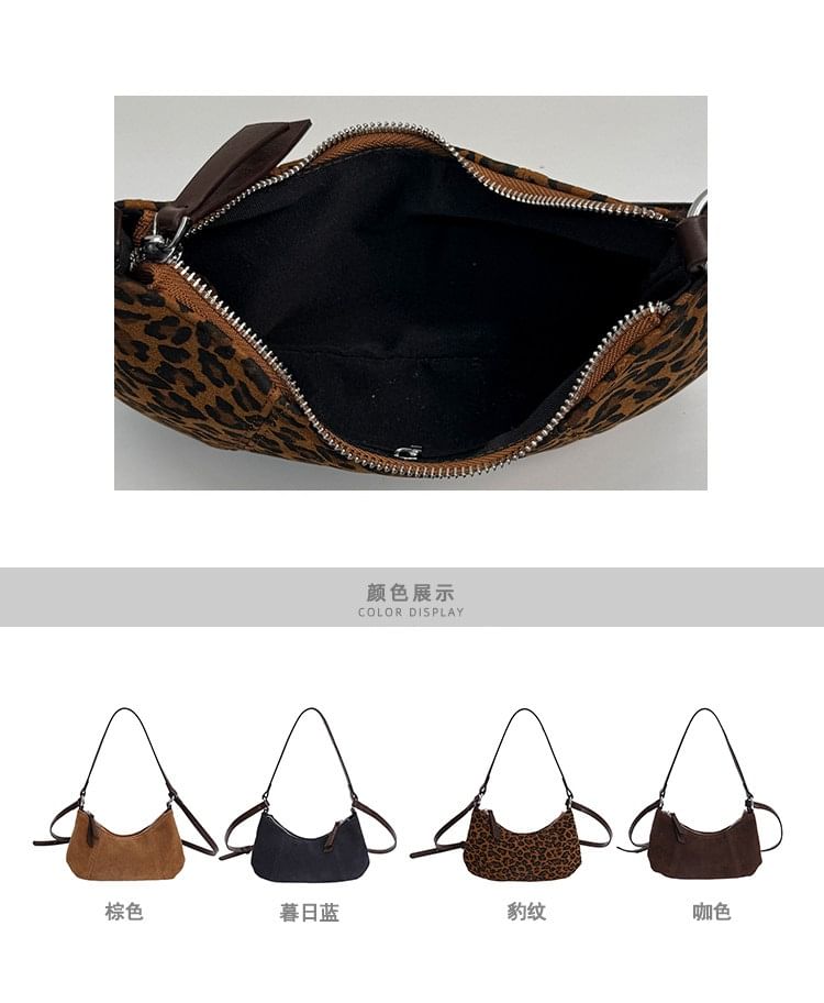 Faux Leather Hobo Bag
