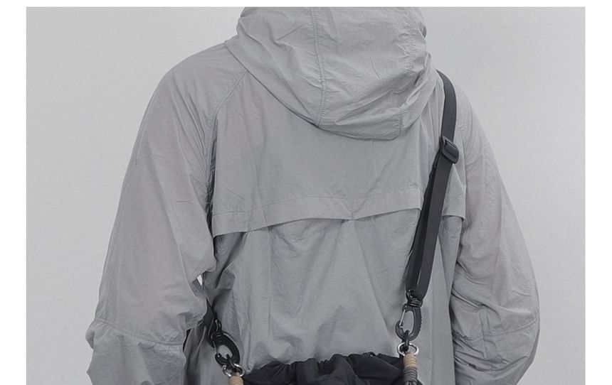 Nylon Drawstring Travel Bucket Bag