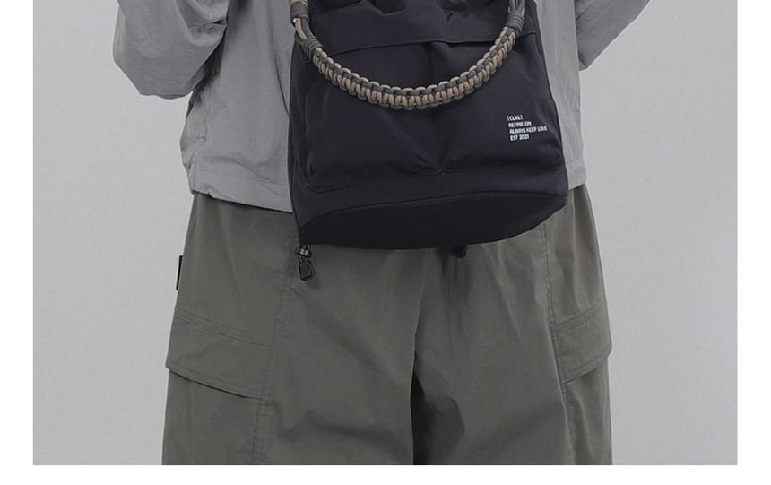 Nylon Drawstring Travel Bucket Bag