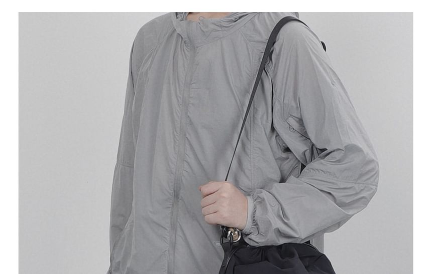 Nylon Drawstring Travel Bucket Bag