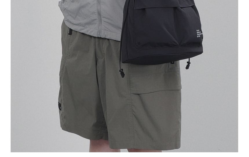Nylon Drawstring Travel Bucket Bag