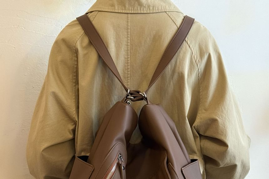 Pocket Nylon Shoulder Bag
