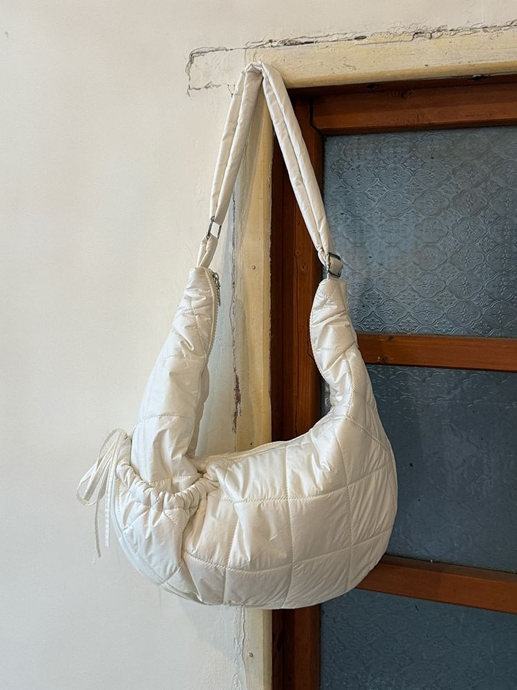 Quilted Fabric Shoulder Bag