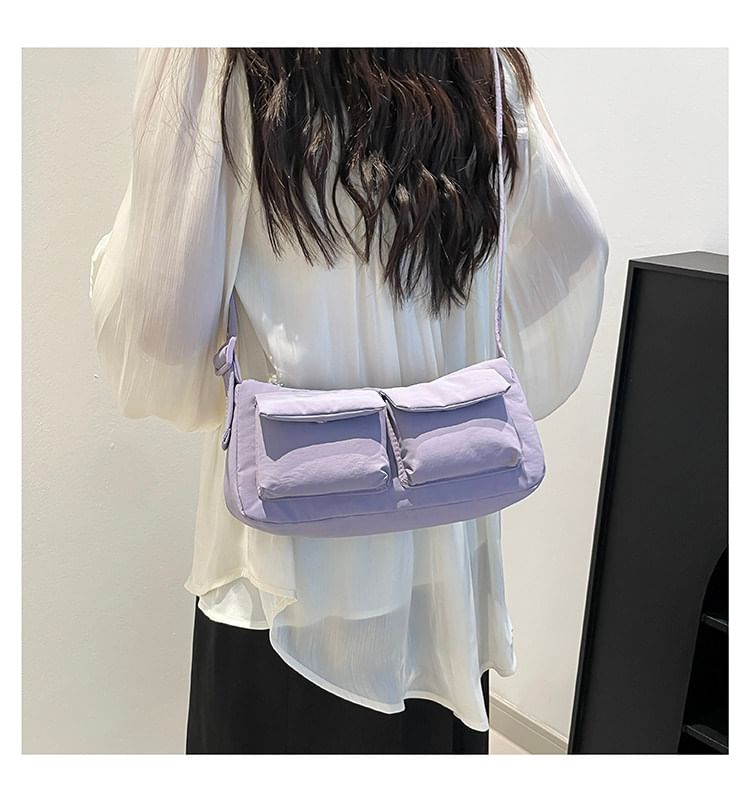 Textile Plain Shoulder Bag