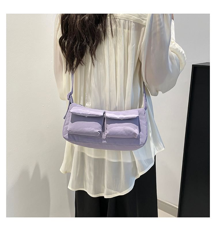 Textile Plain Shoulder Bag