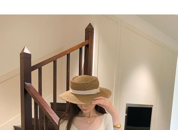Short Sleeve Scoop Neck Button-Up Plain Knit Shirt