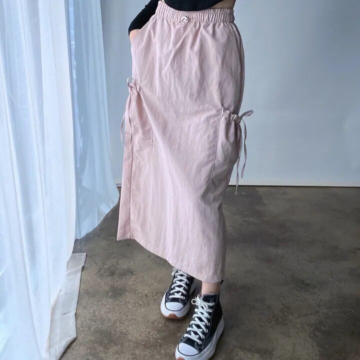 Solid Maxi Skirt - Altfashion Shop