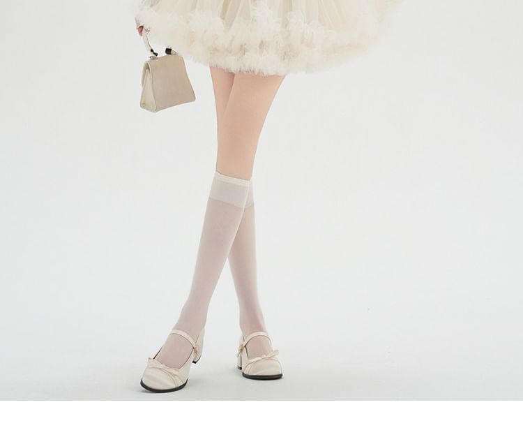 Frill Trim Layered Mesh Mini Skirt - Altfashion Shop