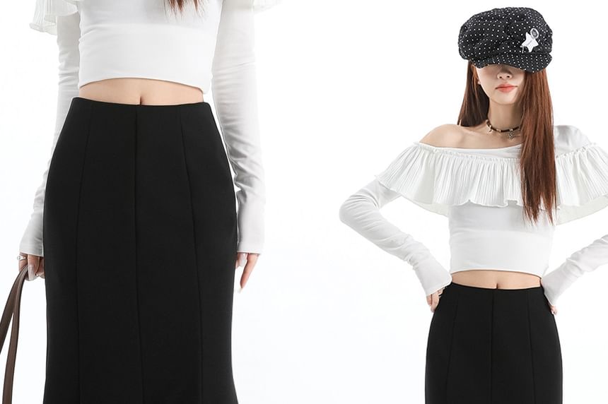 Maxi Mermaid Skirt - Altfashion Shop