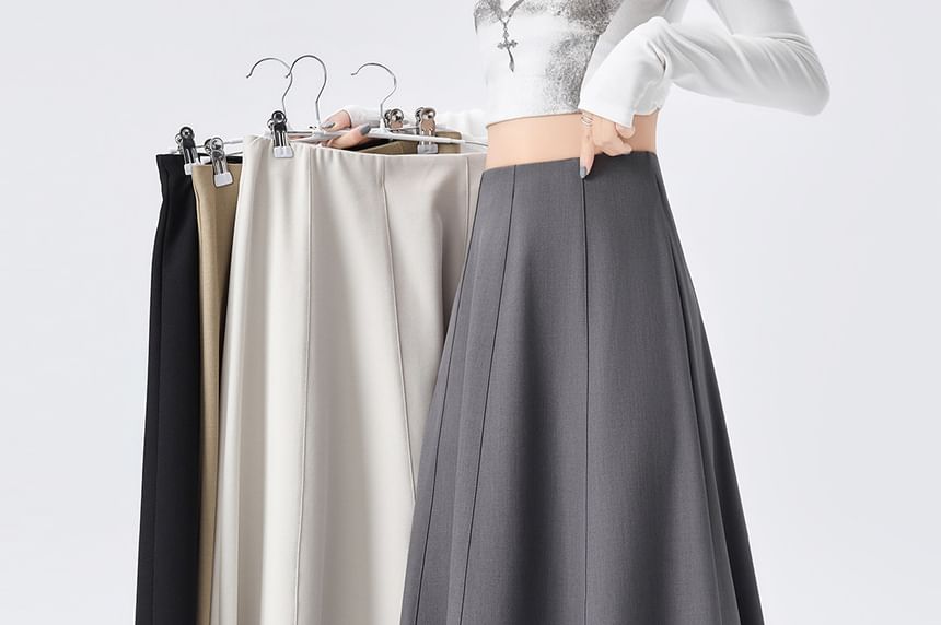 Panel Maxi A-Line Skirt - Altfashion Shop