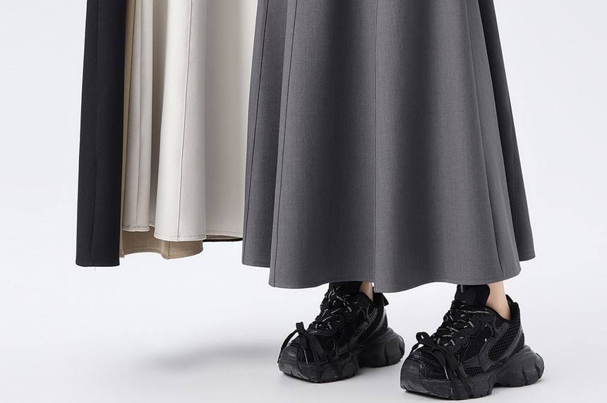 Panel Maxi A-Line Skirt - Altfashion Shop