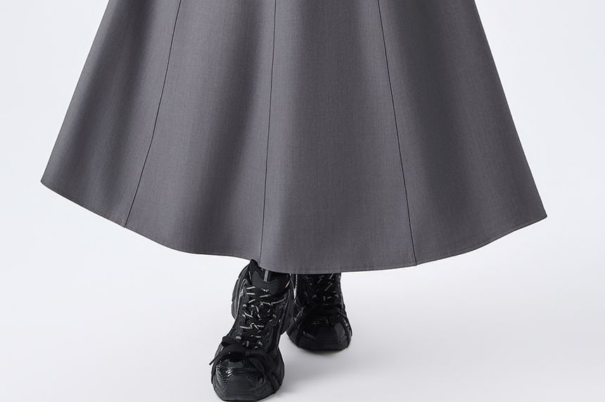 Panel Maxi A-Line Skirt - Altfashion Shop