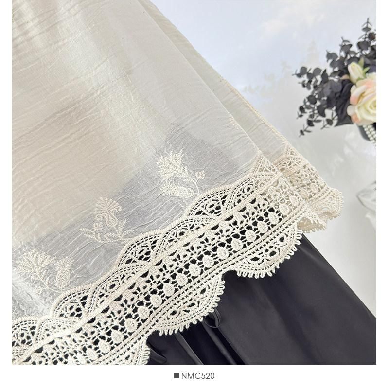V-Neck Lace Panel Camisole Top