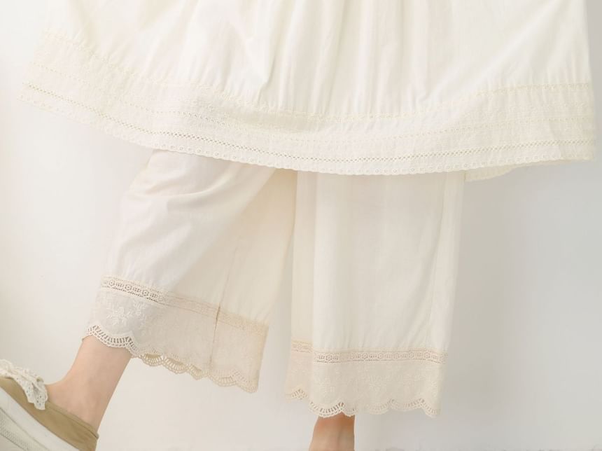 Spaghetti Strap Plain Midi A-Line Dress