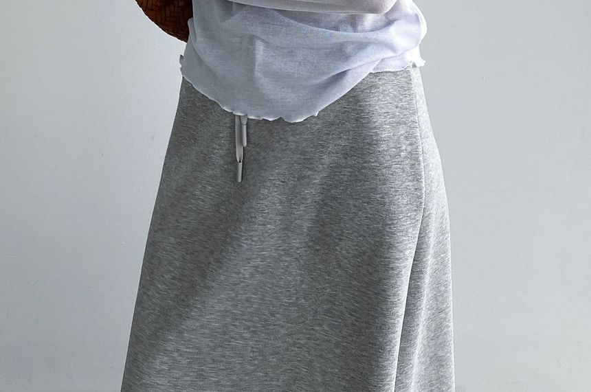Lettuce Edge Round Neck Long Sleeve Top